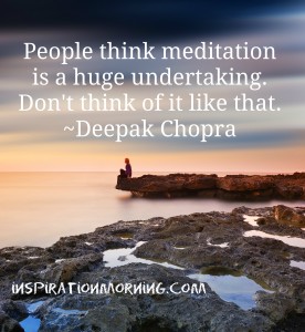 Meditation is Good for Us!