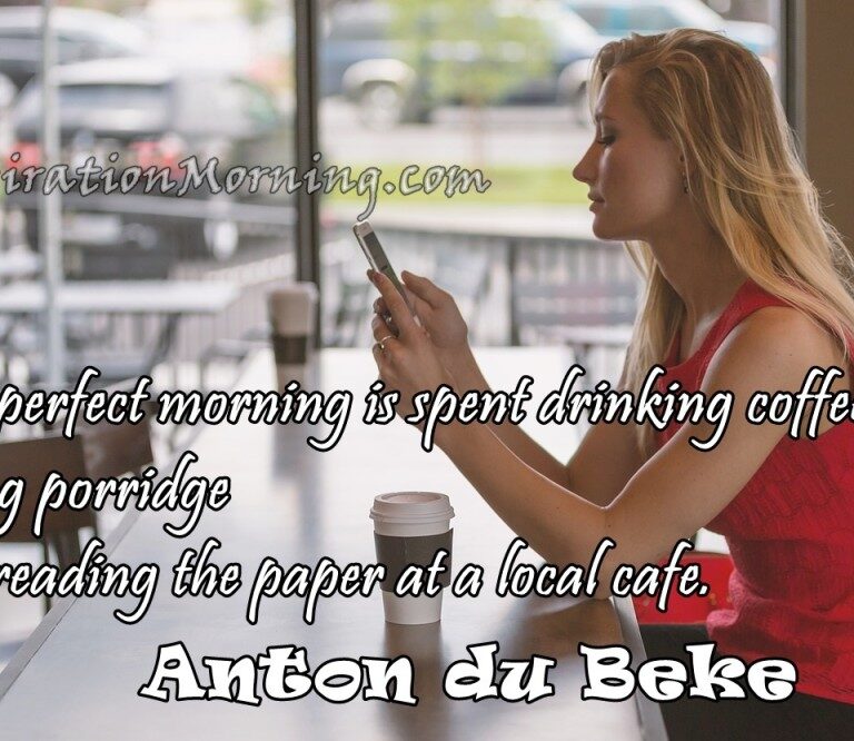 Morning Inspiration December 28, 2015