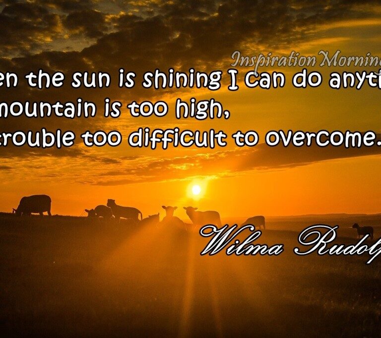 Morning Inspiration December 30, 2015