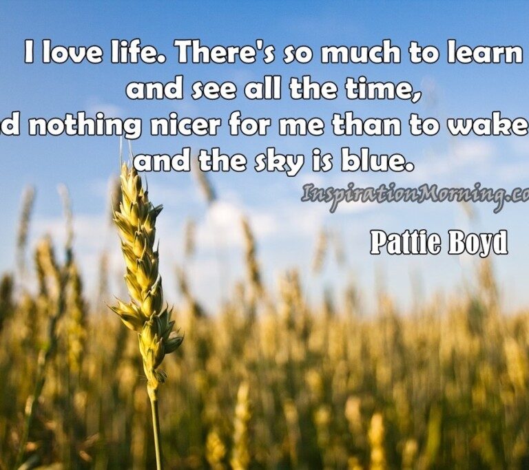 Morning Inspiration January 22, 2016