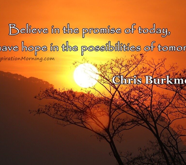 Morning Inspiration March 27, 2016