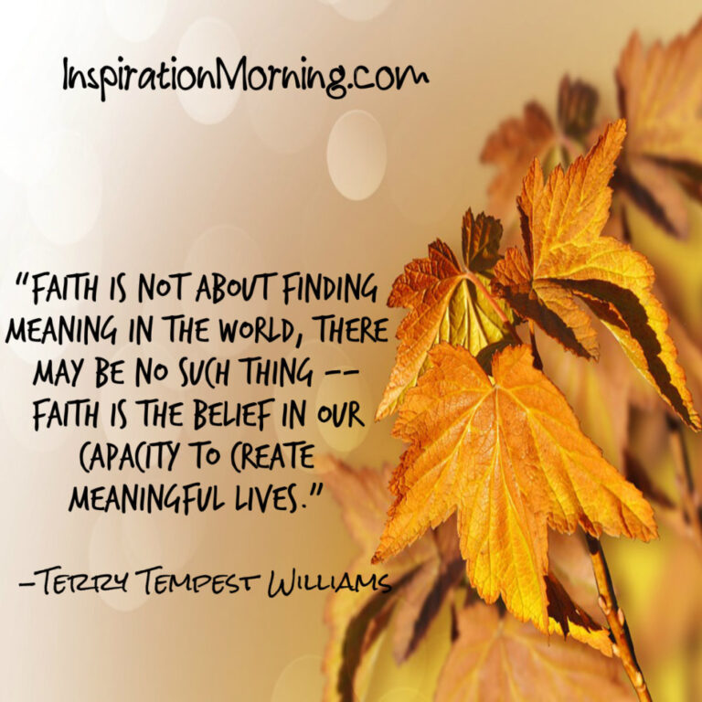 Morning Inspiration May 22, 2016