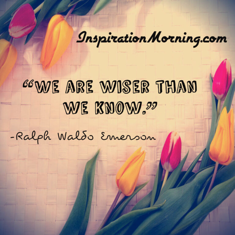 Morning Inspiration May 23, 2016