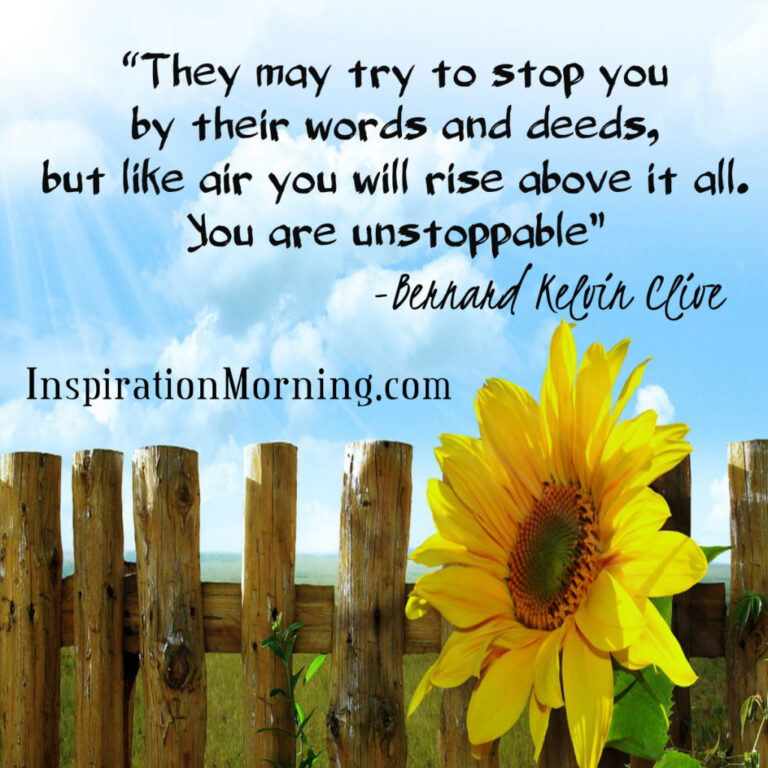 Morning Inspiration May 29, 2016