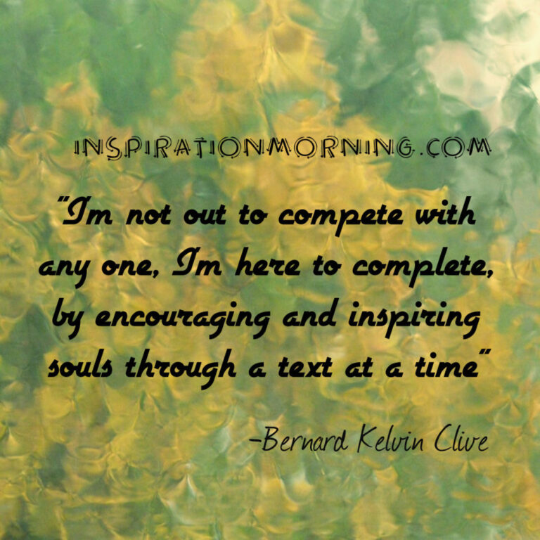 Morning Inspiration May 31, 2016