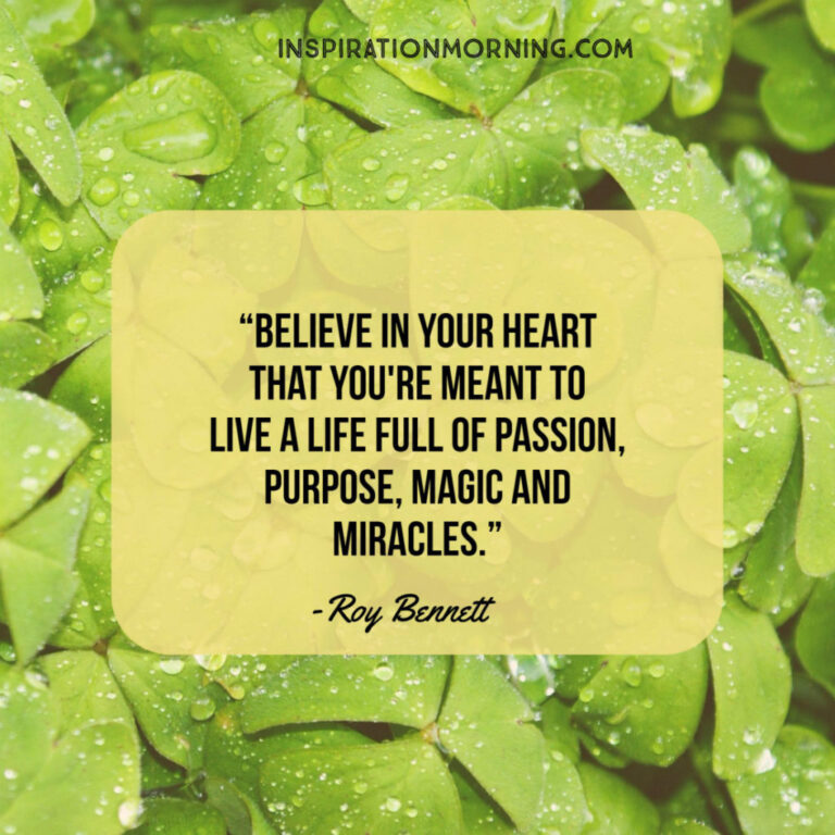 Morning Inspiration October 04, 2016